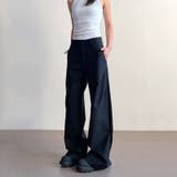 大人っぽく洗練された☆高級感あるタック入りカッティング裾引きずりロングパンツ | 17kg | 詳細画像9