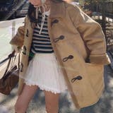 ゆるカワコーデ☆牛角ボタンミドル丈粒感ボアムートン風コート | 17kg | 詳細画像6