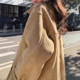 ゆるカワコーデ☆牛角ボタンミドル丈粒感ボアムートン風コート | 17kg | 詳細画像13