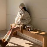 ゆるカワコーデ☆牛角ボタンボアジャケットムートン風アウター | 17kg | 詳細画像6