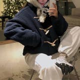 ゆるカワコーデ☆牛角ボタンボアジャケットムートン風アウター | 17kg | 詳細画像8