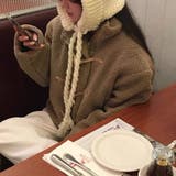 ゆるカワコーデ☆牛角ボタンボアジャケットムートン風アウター | 17kg | 詳細画像2