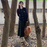 ミレニアル学園風☆刺繍クルーネックニットカーディガンアウターニットトップス | 17kg | 詳細画像6