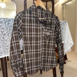 甘辛系ガールズ☆起毛チェック刺繍ローズタイトシャツ長袖 | 17kg | 詳細画像5