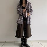 甘辛系ガールズ☆厚手ウール風フリルプリーツ無 7分丈パンツ | 17kg | 詳細画像2 