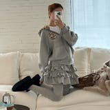 甘辛系ガールズ☆裏起毛厚手レオパード配色ワッペン英字パーカーアウター | 17kg | 詳細画像12 