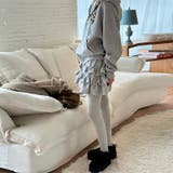 甘辛系ガールズ☆裏起毛厚手レオパード配色ワッペン英字パーカーアウター | 17kg | 詳細画像34 