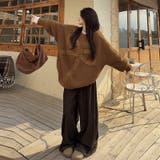 ゆるカワコーデ☆リボンニットこなれ感クルーネックセーター | 17kg | 詳細画像17 