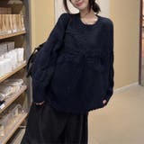 ゆるカワコーデ☆リボンニットこなれ感クルーネックセーター | 17kg | 詳細画像25 