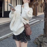 ゆるカワコーデ☆リボンニットこなれ感クルーネックセーター | 17kg | 詳細画像33 