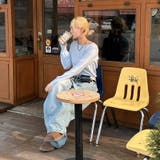 ユニセックス☆ヴィンテージ加工ワイドデニムパンツ | 17kg | 詳細画像23 