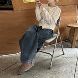 ユニセックス☆ヴィンテージ加工ワイドデニムパンツ | 17kg | 詳細画像30 