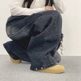 ユニセックス☆ヴィンテージ加工ワイドデニムパンツ | 17kg | 詳細画像41 