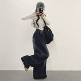 ユニセックス☆ヴィンテージ加工ワイドデニムパンツ | 17kg | 詳細画像42 