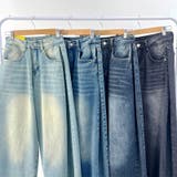 ユニセックス☆ヴィンテージ加工ワイドデニムパンツ | 17kg | 詳細画像50 