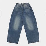 ユニセックス☆ヴィンテージ加工ワイドデニムパンツ | 17kg | 詳細画像61 