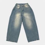 ユニセックス☆ヴィンテージ加工ワイドデニムパンツ | 17kg | 詳細画像62 