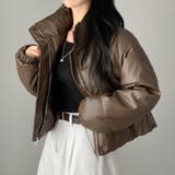 大人っぽく洗練された☆PUレザー中綿ジャケットショート丈アウター | 17kg | 詳細画像11 