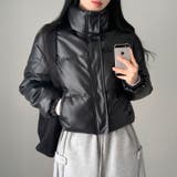 大人っぽく洗練された☆PUレザー中綿ジャケットショート丈アウター | 17kg | 詳細画像12 