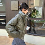 大人っぽく洗練された☆PUレザー中綿ジャケットショート丈アウター | 17kg | 詳細画像4