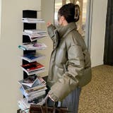 大人っぽく洗練された☆PUレザー中綿ジャケットショート丈アウター | 17kg | 詳細画像5