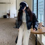 大人っぽく洗練された☆PUレザー中綿ジャケットショート丈アウター | 17kg | 詳細画像18