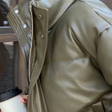 大人っぽく洗練された☆PUレザー中綿ジャケットショート丈アウター | 17kg | 詳細画像23