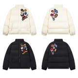 ミレニアル学園風☆ロゴ刺繍中綿ジャケット冬用厚手ダウン風アウター | 17kg | 詳細画像3