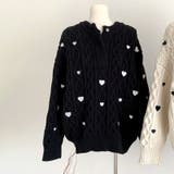 ゆるカワコーデ☆ハート柄ケーブル編みニットニットトップス | 17kg | 詳細画像15