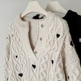 ゆるカワコーデ☆ハート柄ケーブル編みニットニットトップス | 17kg | 詳細画像25