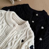 ゆるカワコーデ☆ハート柄ケーブル編みニットニットトップス | 17kg | 詳細画像27