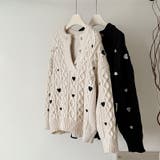 ゆるカワコーデ☆ハート柄ケーブル編みニットニットトップス | 17kg | 詳細画像36