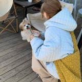 ミレニアル学園風☆軽量パフ菱形キルティングフード付き中綿ジャケット保温アウター | 17kg | 詳細画像9 