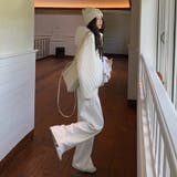 ミレニアル学園風☆軽量パフ菱形キルティングフード付き中綿ジャケット保温アウター | 17kg | 詳細画像20