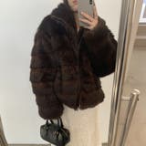 甘辛系ガールズ☆レトロ調フェイクミンクゆったり中綿ファーコート | 17kg | 詳細画像11