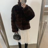 甘辛系ガールズ☆レトロ調フェイクミンクゆったり中綿ファーコート | 17kg | 詳細画像13