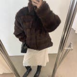 甘辛系ガールズ☆レトロ調フェイクミンクゆったり中綿ファーコート | 17kg | 詳細画像2