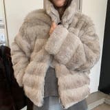 甘辛系ガールズ☆レトロ調フェイクミンクゆったり中綿ファーコート | 17kg | 詳細画像23