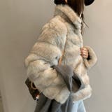 甘辛系ガールズ☆レトロ調フェイクミンクゆったり中綿ファーコート | 17kg | 詳細画像29