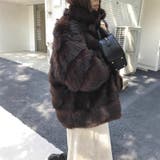 甘辛系ガールズ☆レトロ調フェイクミンクゆったり中綿ファーコート | 17kg | 詳細画像3