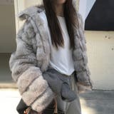 甘辛系ガールズ☆レトロ調フェイクミンクゆったり中綿ファーコート | 17kg | 詳細画像34