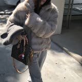 甘辛系ガールズ☆レトロ調フェイクミンクゆったり中綿ファーコート | 17kg | 詳細画像37