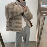 甘辛系ガールズ☆レトロ調フェイクミンクゆったり中綿ファーコート | 17kg | 詳細画像42