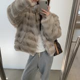 甘辛系ガールズ☆レトロ調フェイクミンクゆったり中綿ファーコート | 17kg | 詳細画像48