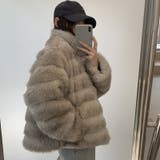 甘辛系ガールズ☆レトロ調フェイクミンクゆったり中綿ファーコート | 17kg | 詳細画像51