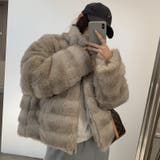 甘辛系ガールズ☆レトロ調フェイクミンクゆったり中綿ファーコート | 17kg | 詳細画像53