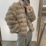 甘辛系ガールズ☆レトロ調フェイクミンクゆったり中綿ファーコート | 17kg | 詳細画像54