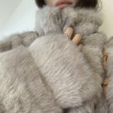 甘辛系ガールズ☆レトロ調フェイクミンクゆったり中綿ファーコート | 17kg | 詳細画像56