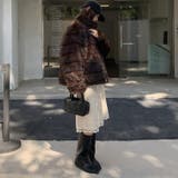 甘辛系ガールズ☆レトロ調フェイクミンクゆったり中綿ファーコート | 17kg | 詳細画像63