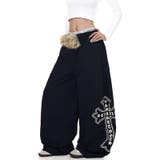 甘辛系ガールズ☆ウエスト毛足切替パラシュート風ワイドパンツ | 17kg | 詳細画像1